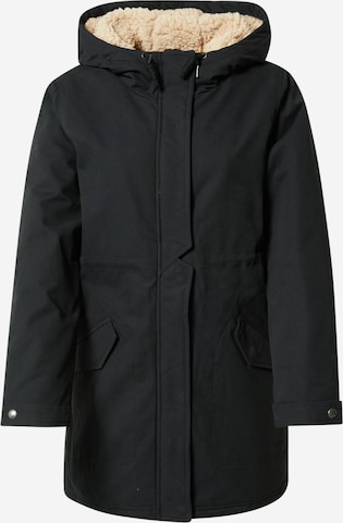 Volcom Between-Seasons Parka 'LESS IS MORE' in Black: front