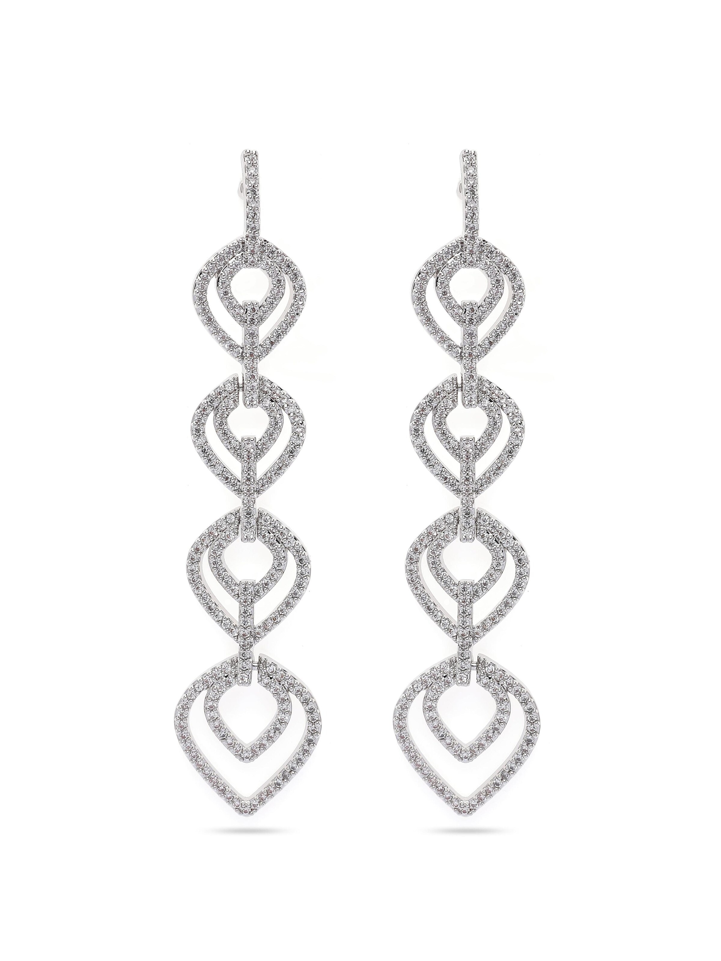 AVANT-GARDE PARIS Earrings 'Ivanana' in Silver: front