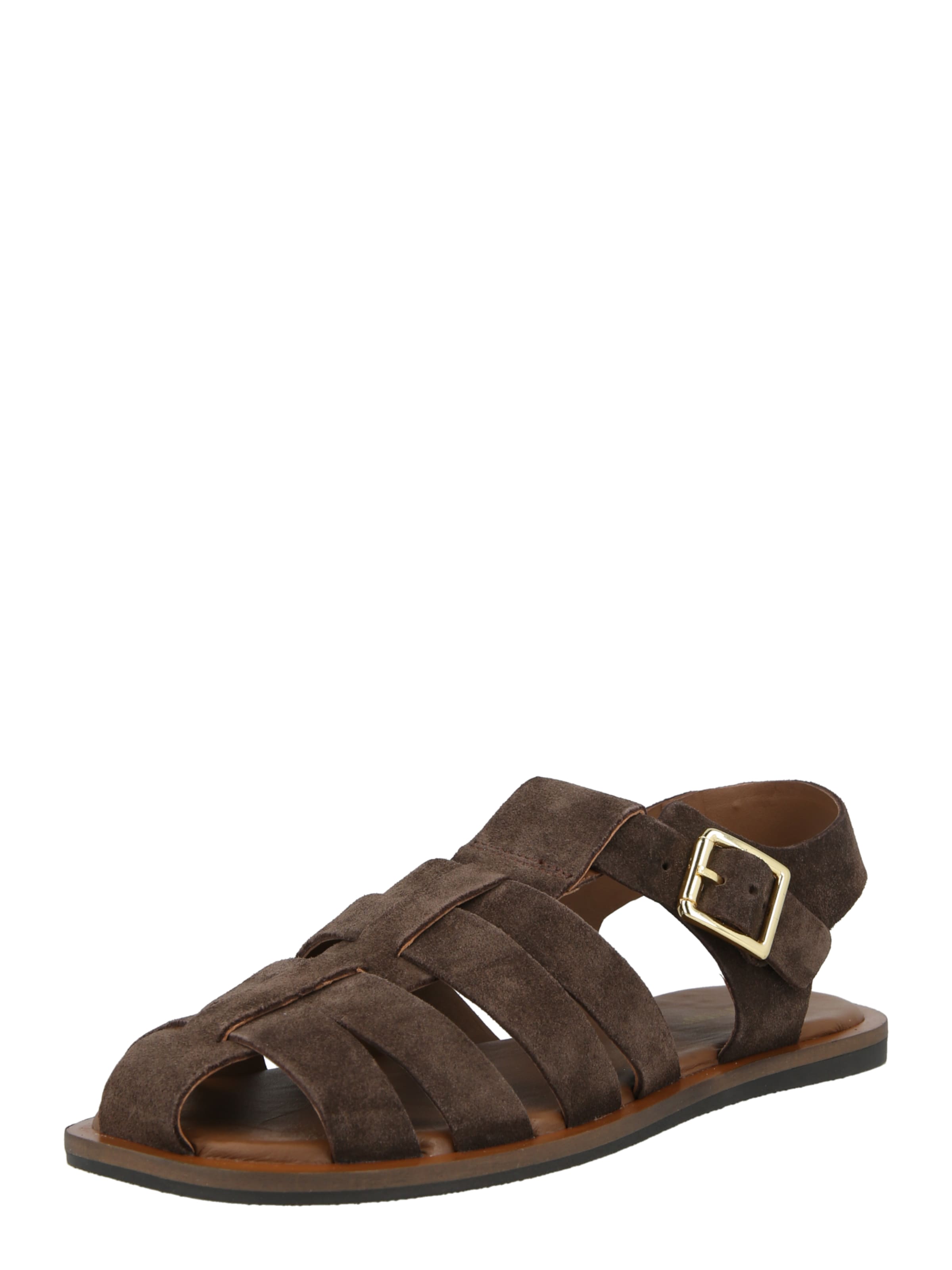 Sandales 'Annemarie' ABOUT YOU en marron : devant