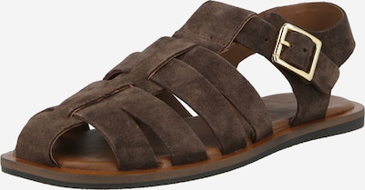 Sandalai 'Annemarie' iš ABOUT YOU, spalva – tamsiai ruda, Prekių apžvalga