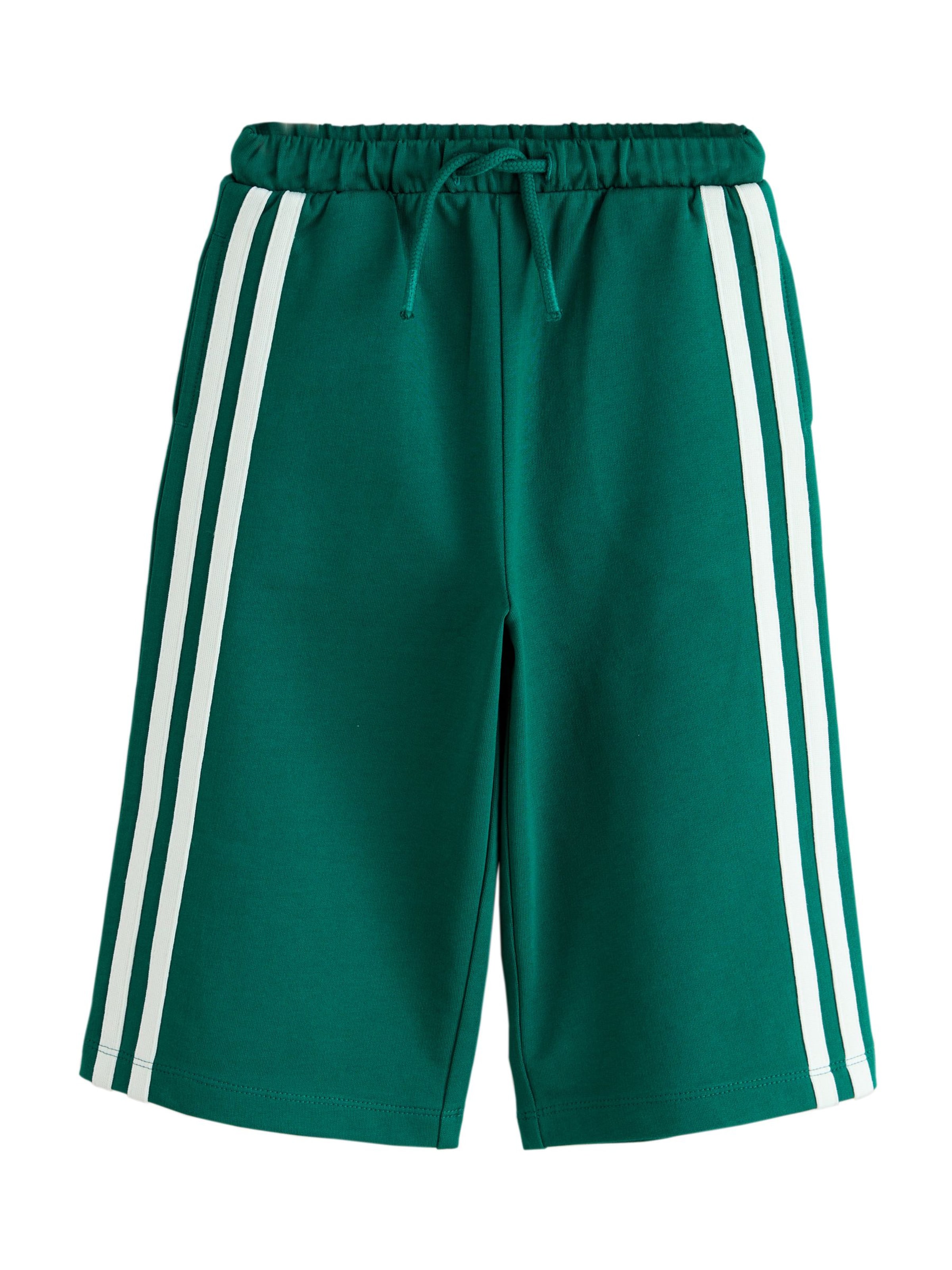 Next - Pierna ancha Pantalón en verde: frente