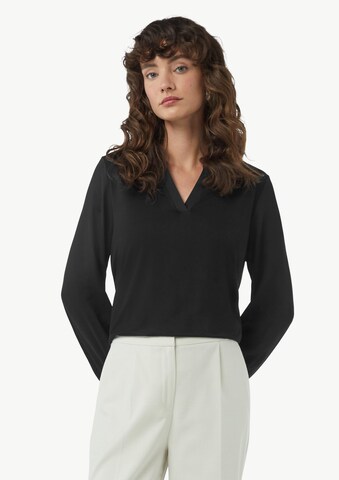 COMMA - Camisa em preto: frente