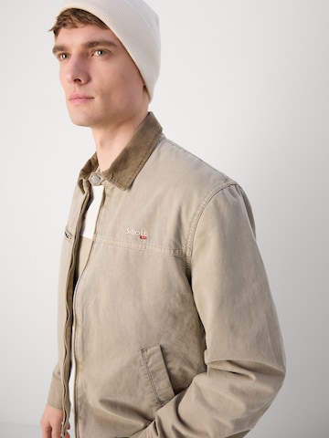 Schott NYC Φθινοπωρινό και ανοιξιάτικο μπουφάν σε γκρι