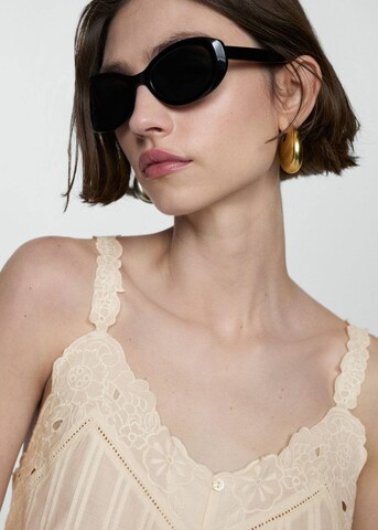 MANGO Bluza 'bord' | bela barva