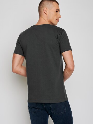 GREENBOMB T-Shirt 'Bike Two Guide' (GOTS) in Grau