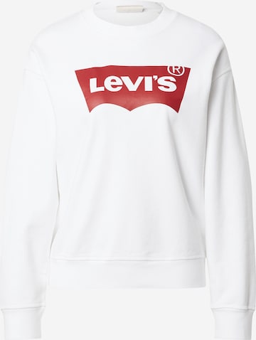 Bluză de molton 'Graphic Standard Crew' de la LEVI'S ® pe alb: față