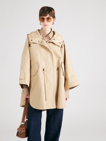 Weekend Max Mara Between-seasons coat 'USA' in Beige: front