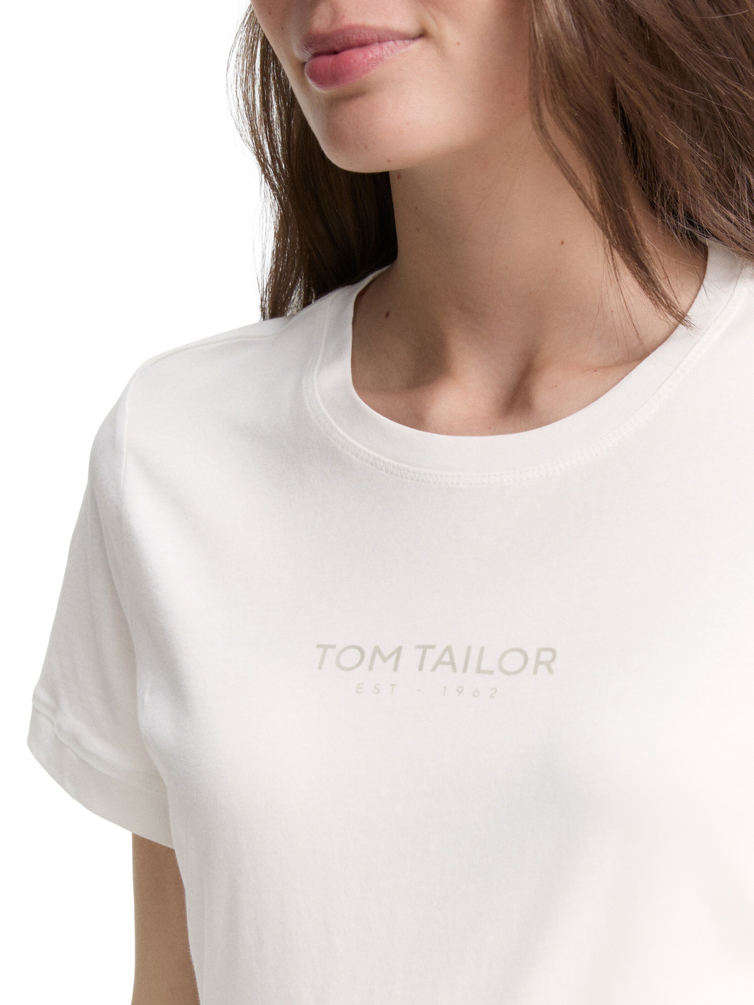 TOM TAILOR Футболка в Белый