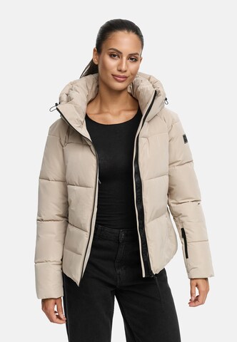 NAVAHOO Winter jacket 'Frostherz XIV' in Beige