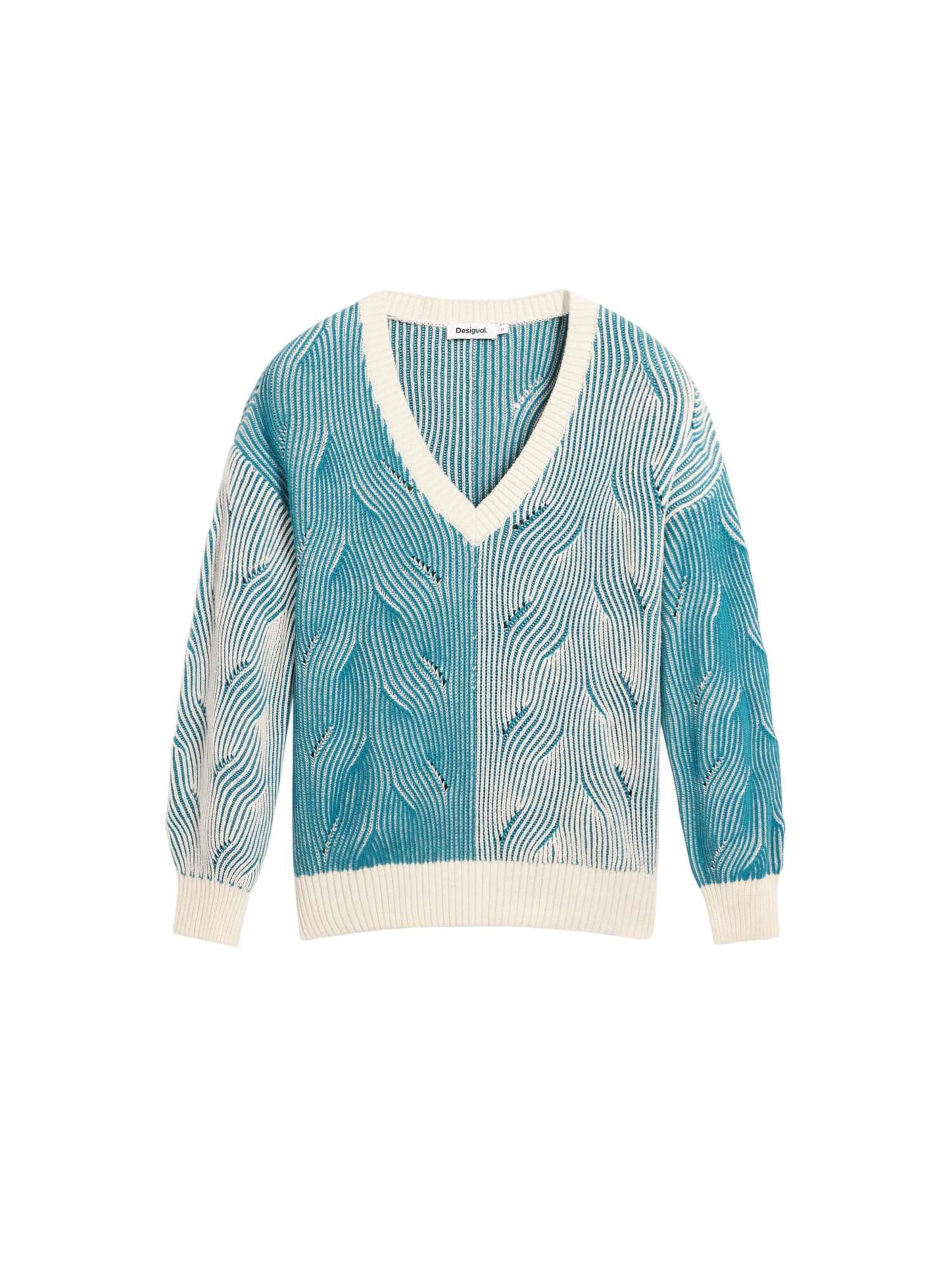 Desigual Свитер в Синий: спереди