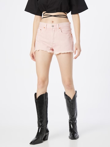 LEVI'S ® Regular Jeans '501 Original Short' in Pink: predná strana