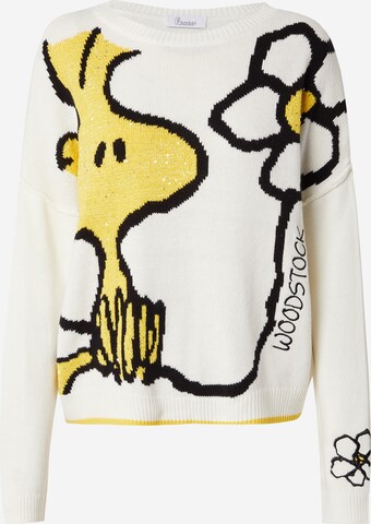 PRINCESS GOES HOLLYWOOD Sweater 'Woodstock Intarsia' in White: front