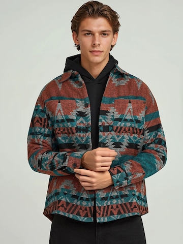 Funky Buddha - Casaco meia-estação em mistura de cores: frente