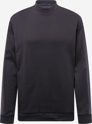 ADIDAS GOLF Athletic Sweatshirt in Black: front