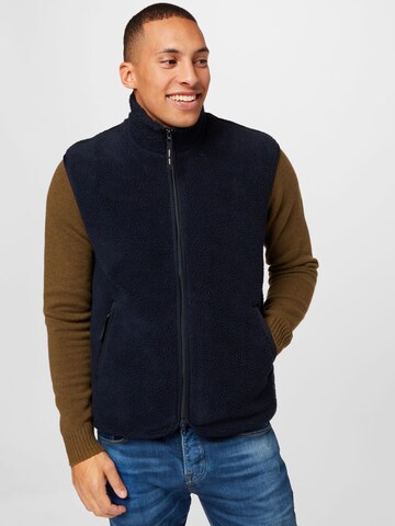 Samsøe Samsøe Vest in Blue: front