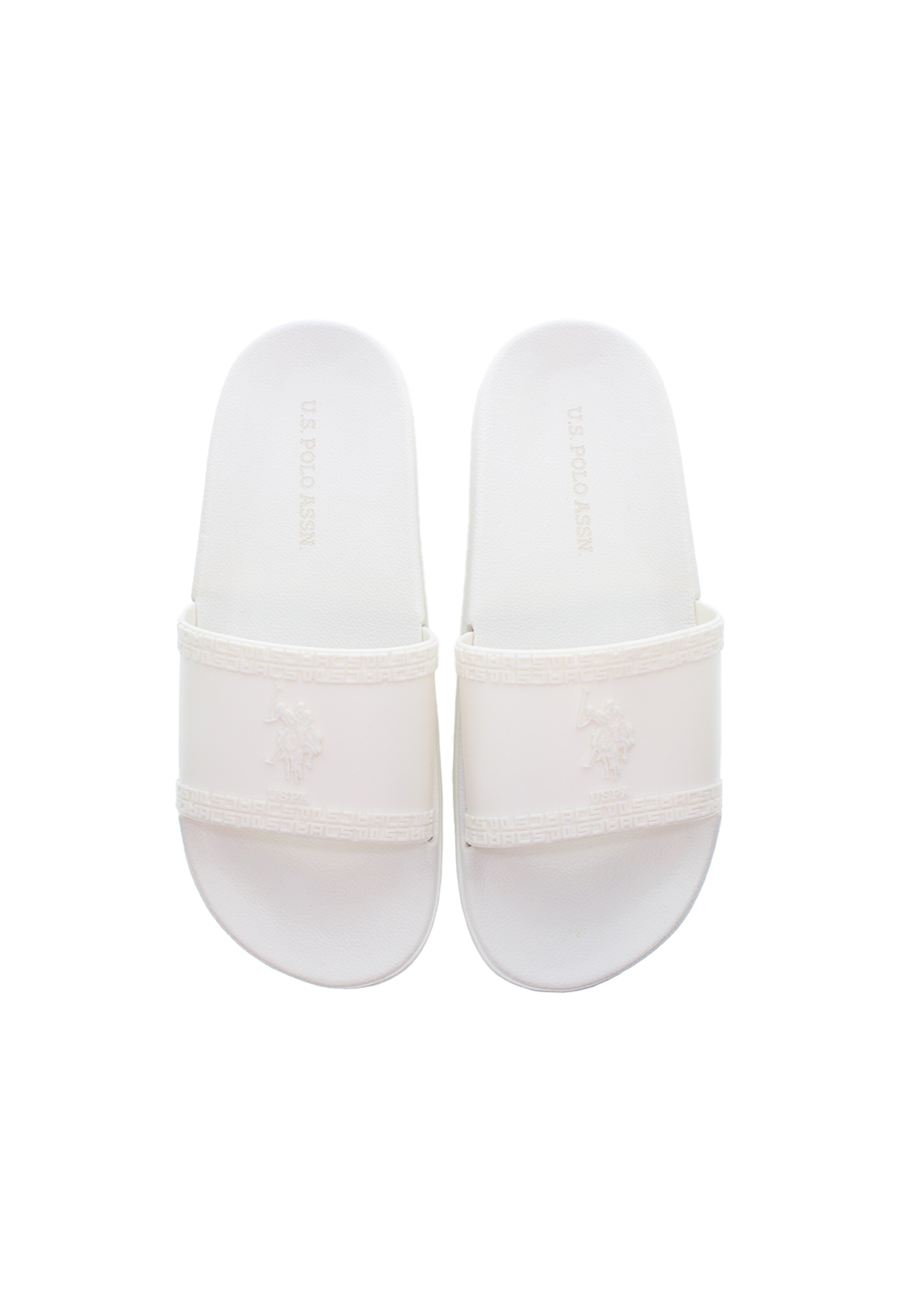 U.S. POLO ASSN. Pantolette 'Gavio005' in Weiß