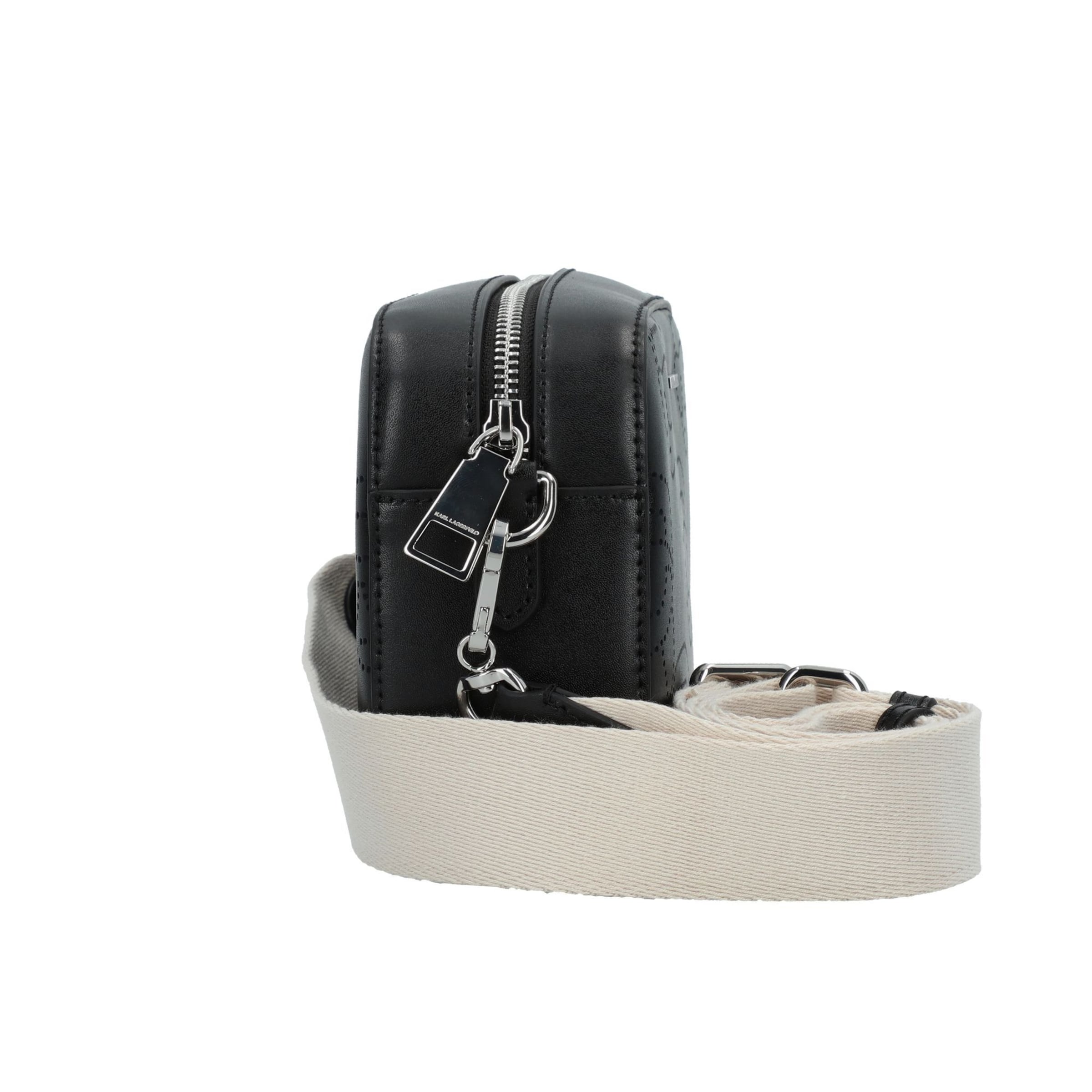 Borsa a tracolla 'Ikon' di Karl Lagerfeld in nero