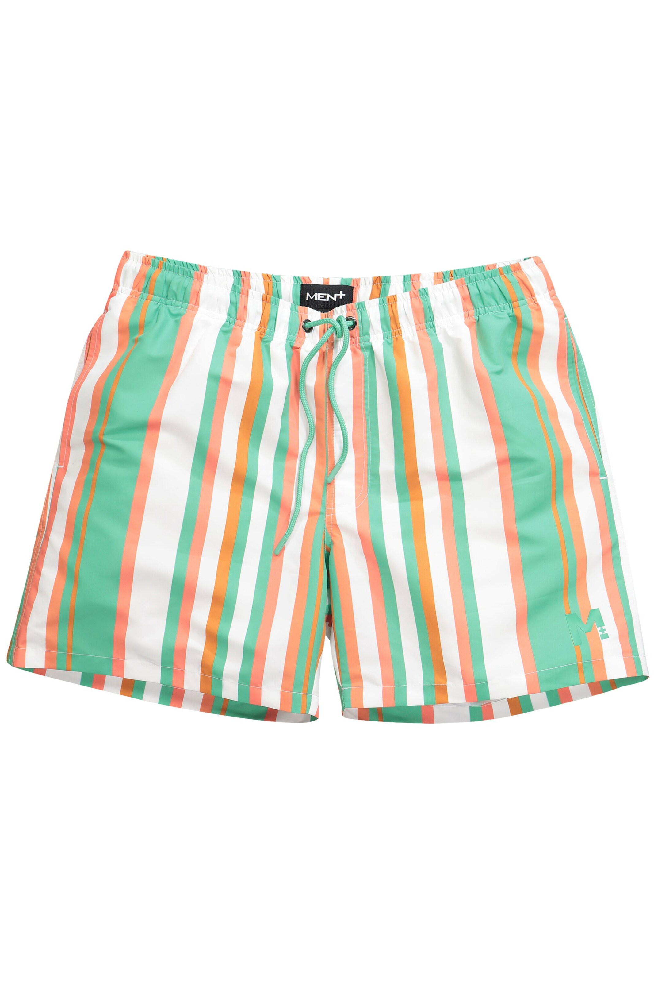 Men Plus Badeshorts in Grün: Vorderseite