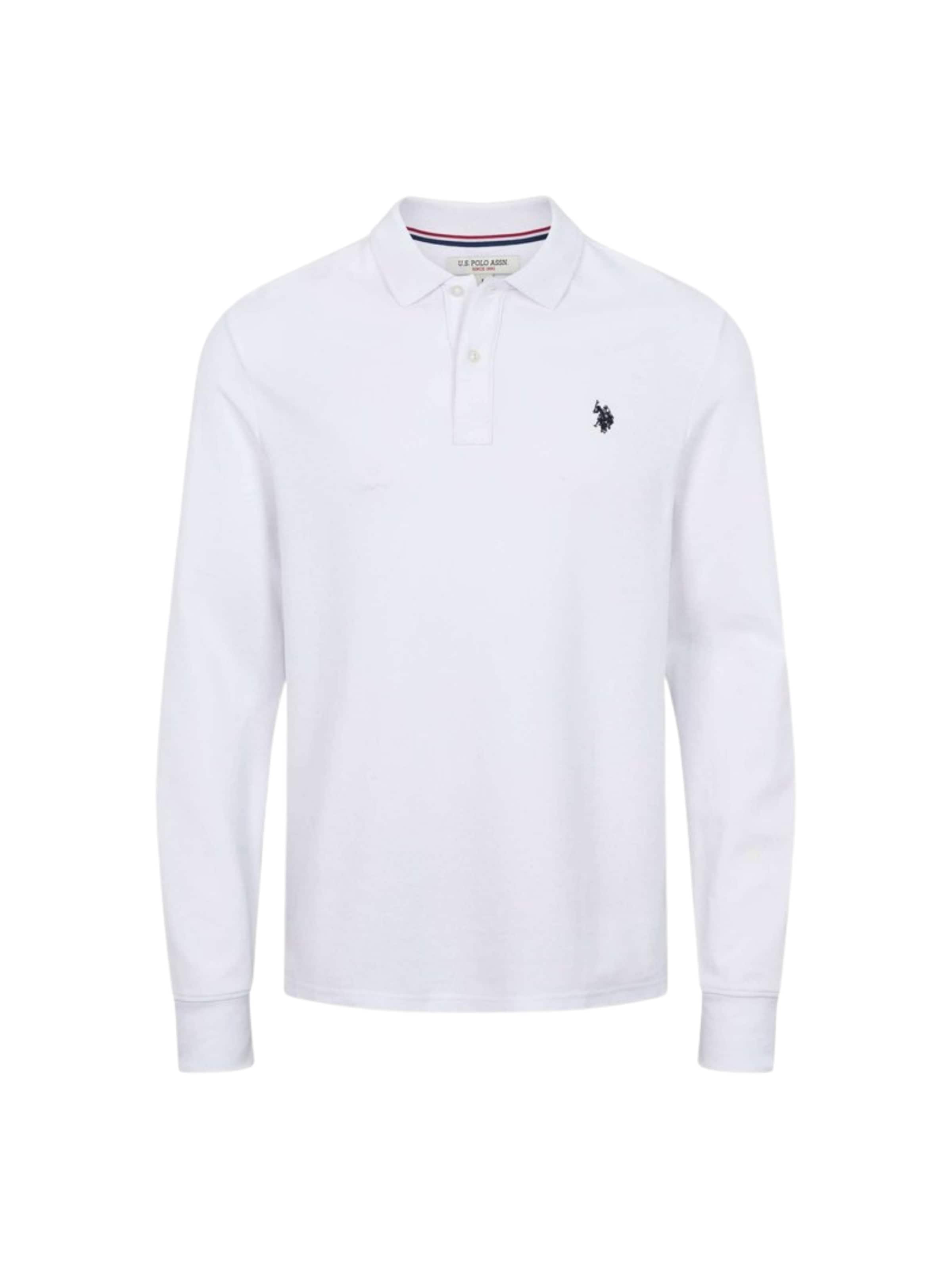 U.S. POLO ASSN. Polo shirt ' UMBrett ' in Weiß: Vorderseite