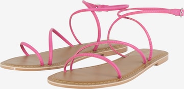 faina Strap Sandals in Pink