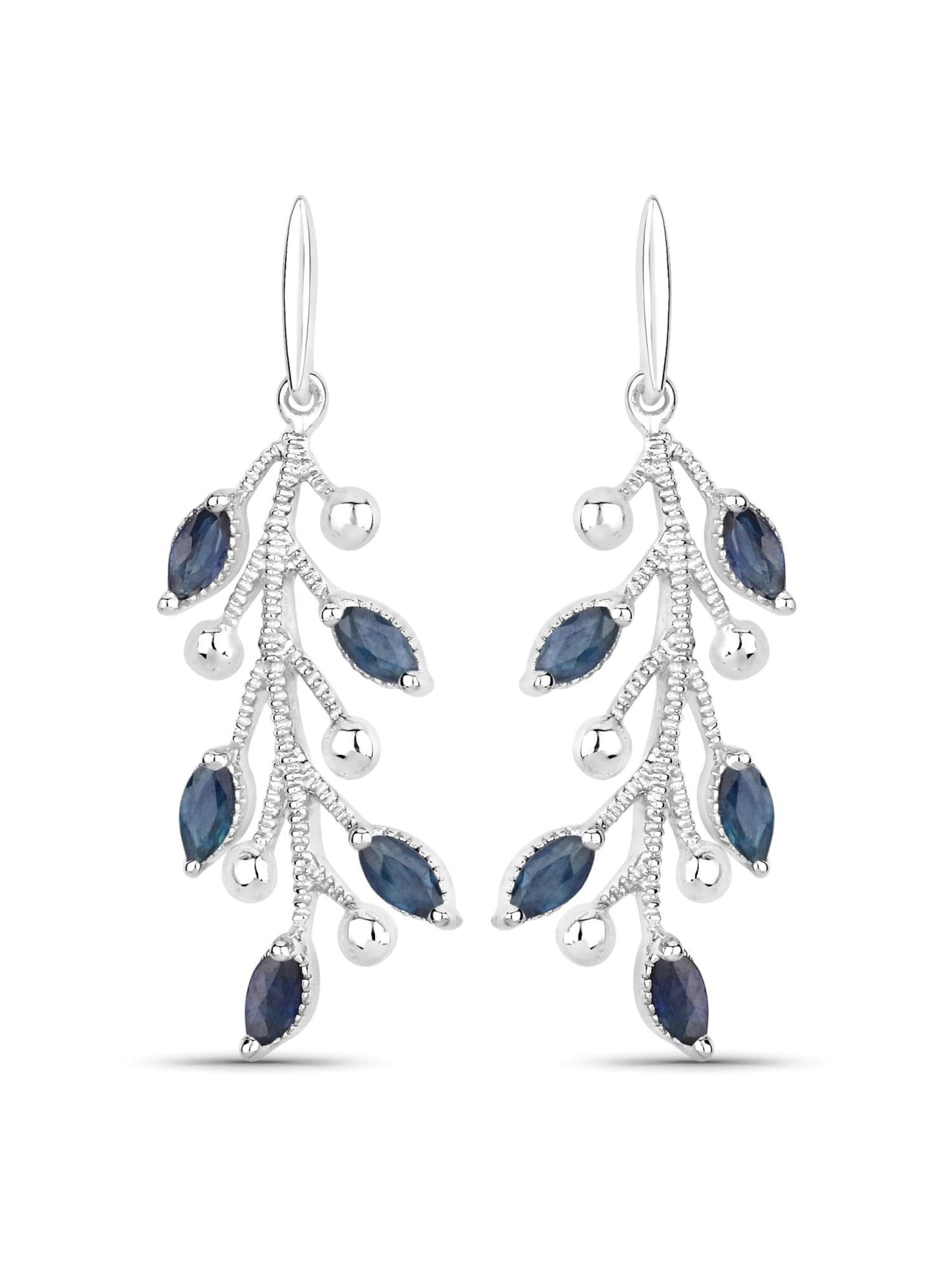 Boucles d'oreilles Rafaela Donata en argent : devant