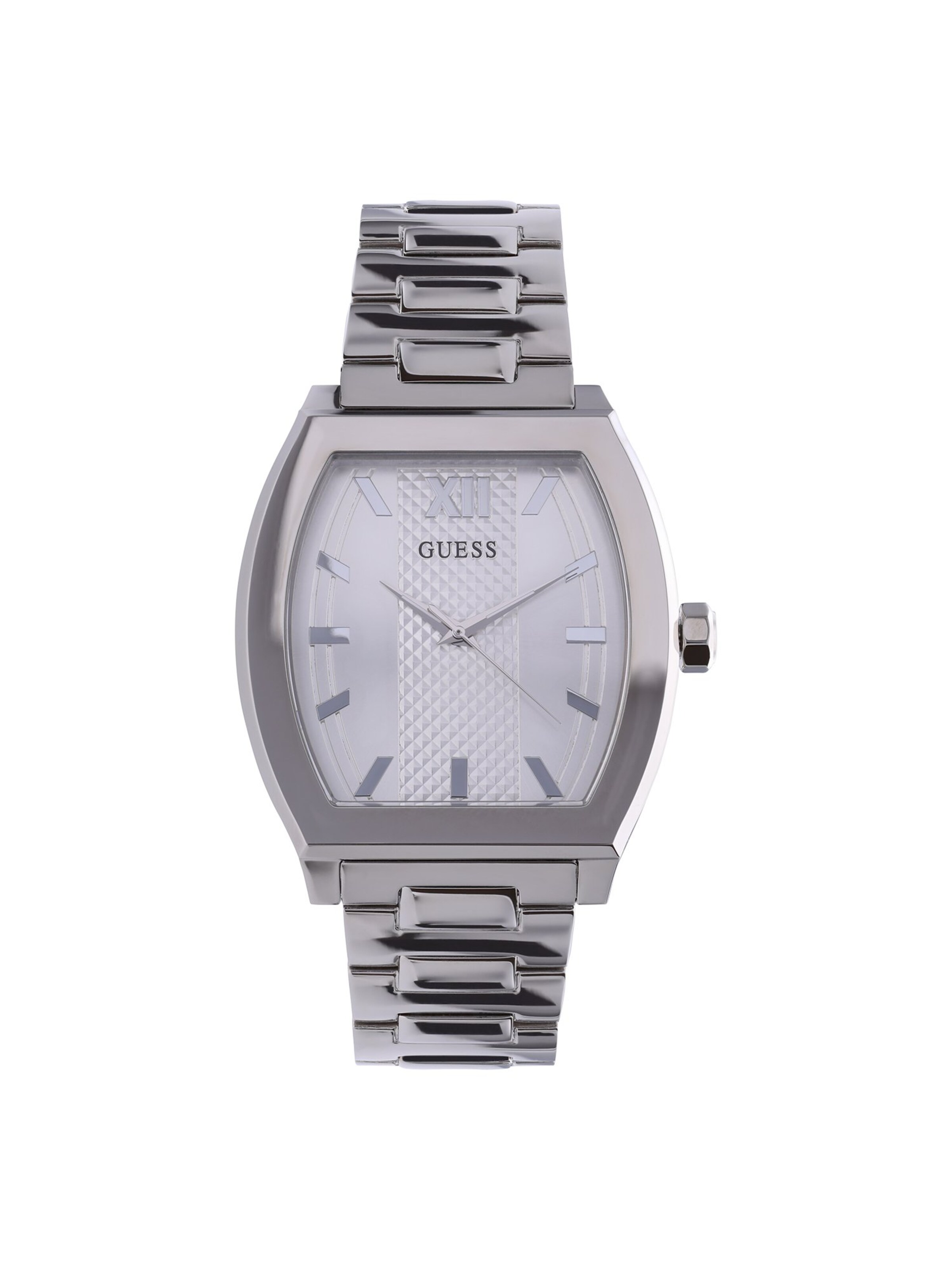 GUESS Analog Watch 'Design' in Silver: front