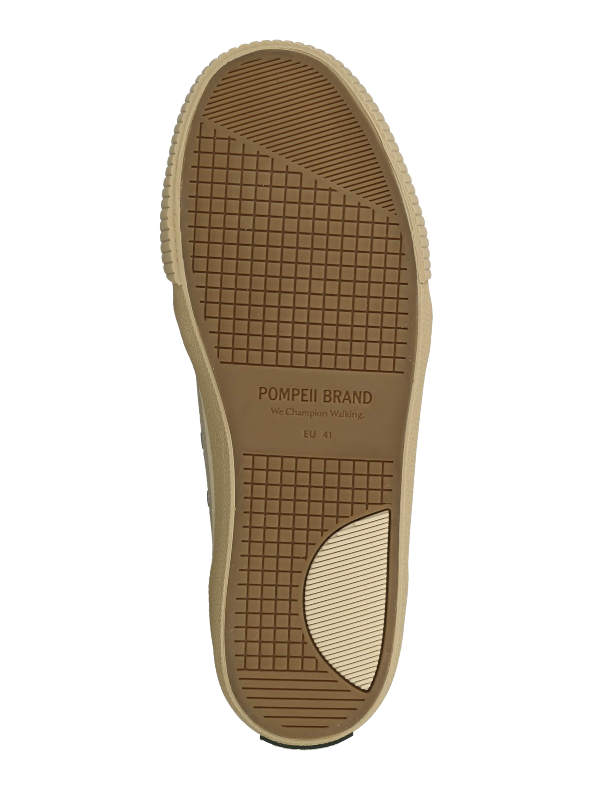 POMPEII Hög sneaker 'KIRAN' i brun