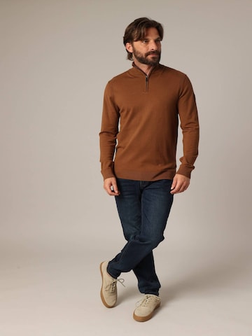 Deeluxe Pullover 'Almanach' in Braun