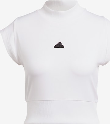 ADIDAS SPORTSWEAR Performance Shirt 'Z.N.E.' in White: front