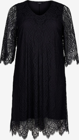 Zizzi Dress 'Dindy' in Black: front