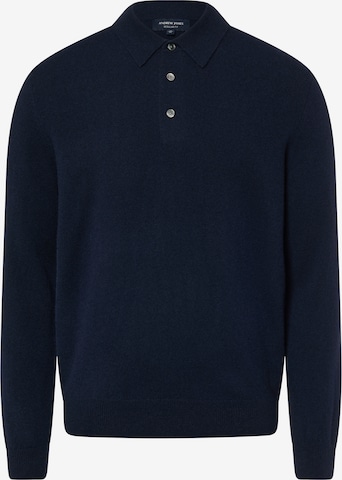 Pull-over Andrew James en bleu : devant
