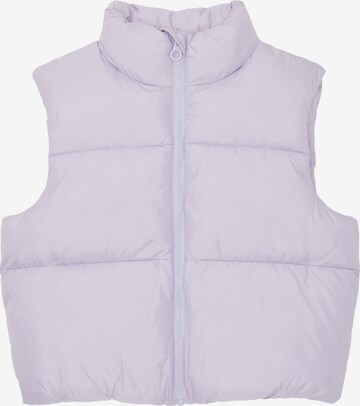 TOM TAILOR Vest in Purple: front