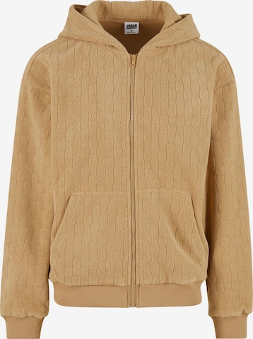 Urban Classics Sweatjacka i beige: framsida