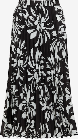 Threadbare Skirt 'Cucumber' in Black: front