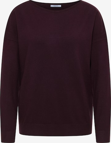 CECIL Sweater in Purple: front