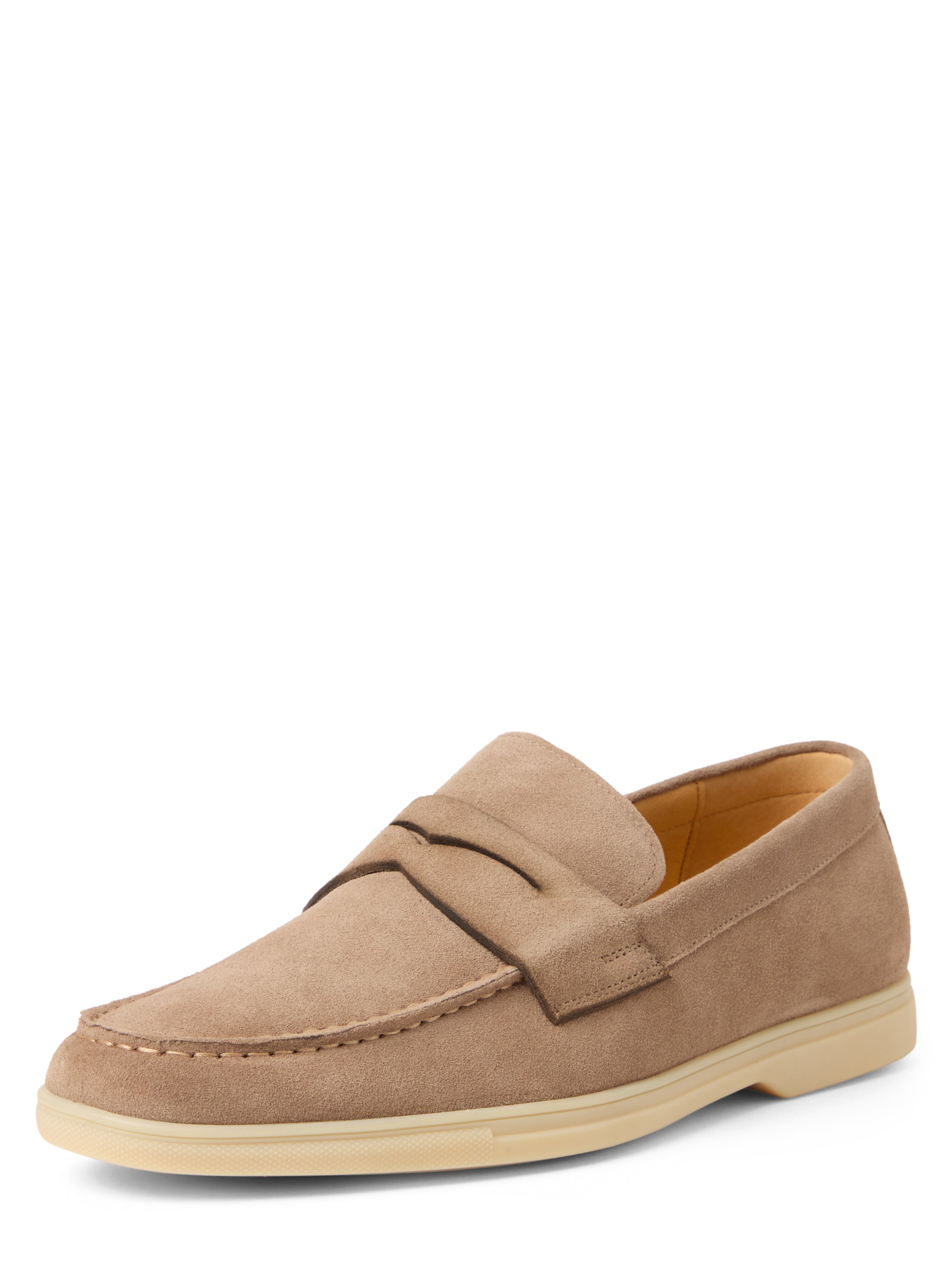 CARL GROSS Moccasins in Beige: front