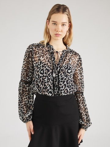 GUESS Blouse 'JOSETTE' in Grijs: voorkant