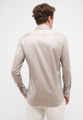 ETERNA Slim fit Zakelijk overhemd in Beige