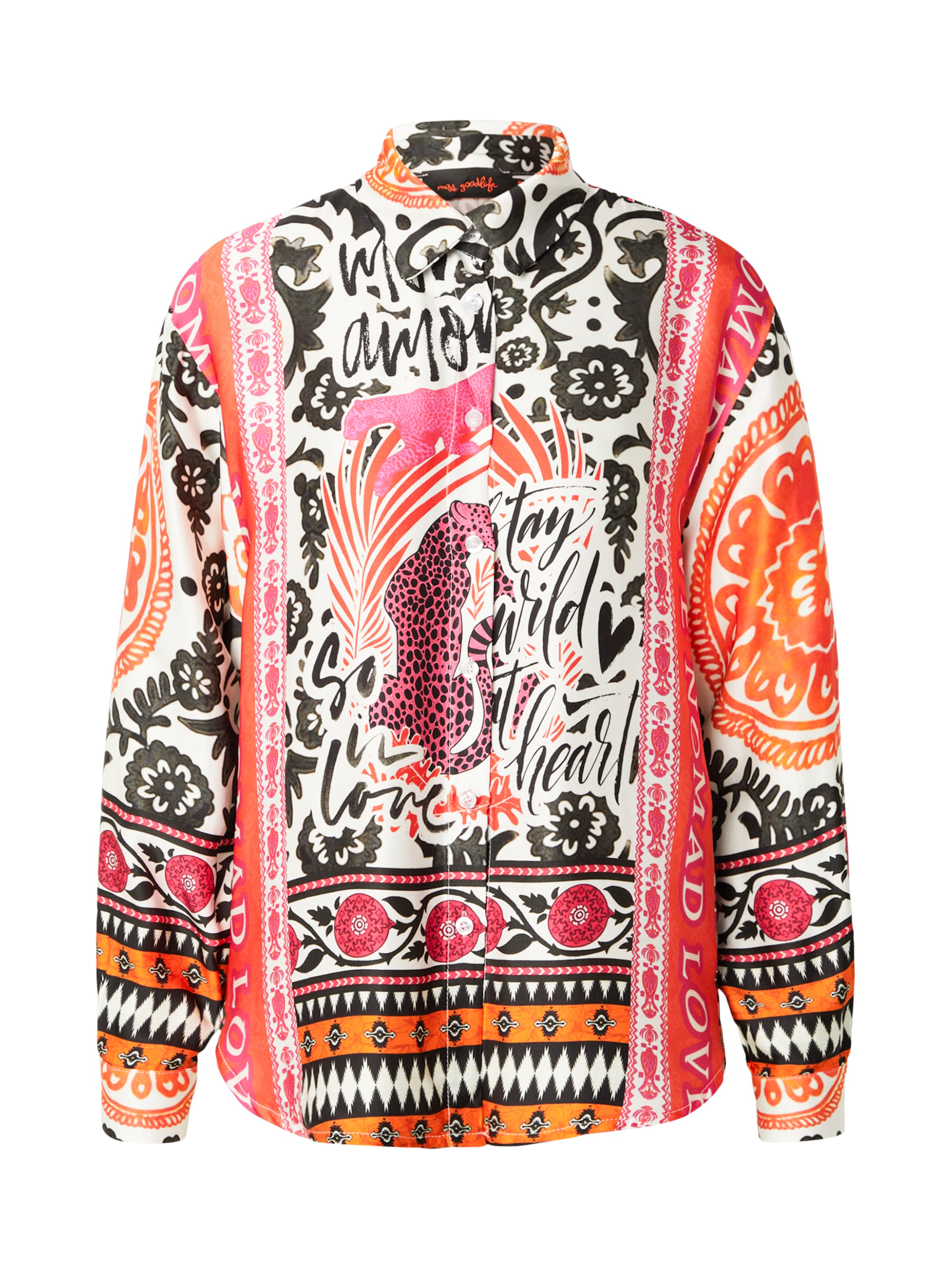 Camicia da donna di miss goodlife in colori misti: frontale