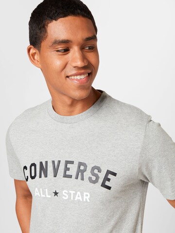 CONVERSE T-Shirt 'ALL VARSITY' in Grau