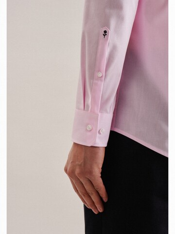 SEIDENSTICKER Regular Fit Hemd in Pink
