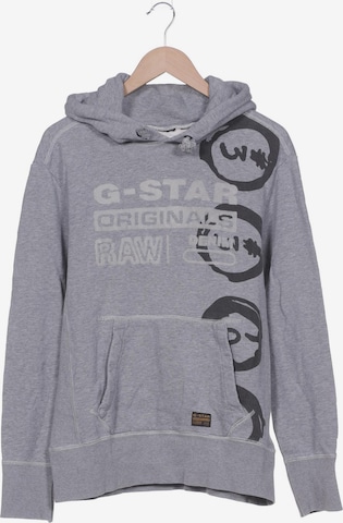 G-Star RAW Sweatshirt & Zip-Up Hoodie in M in Grey: front