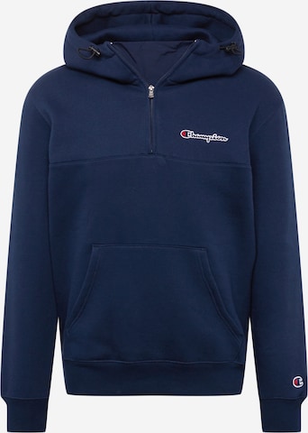 Champion Authentic Athletic Apparel Sweatshirt in Blau: predná strana