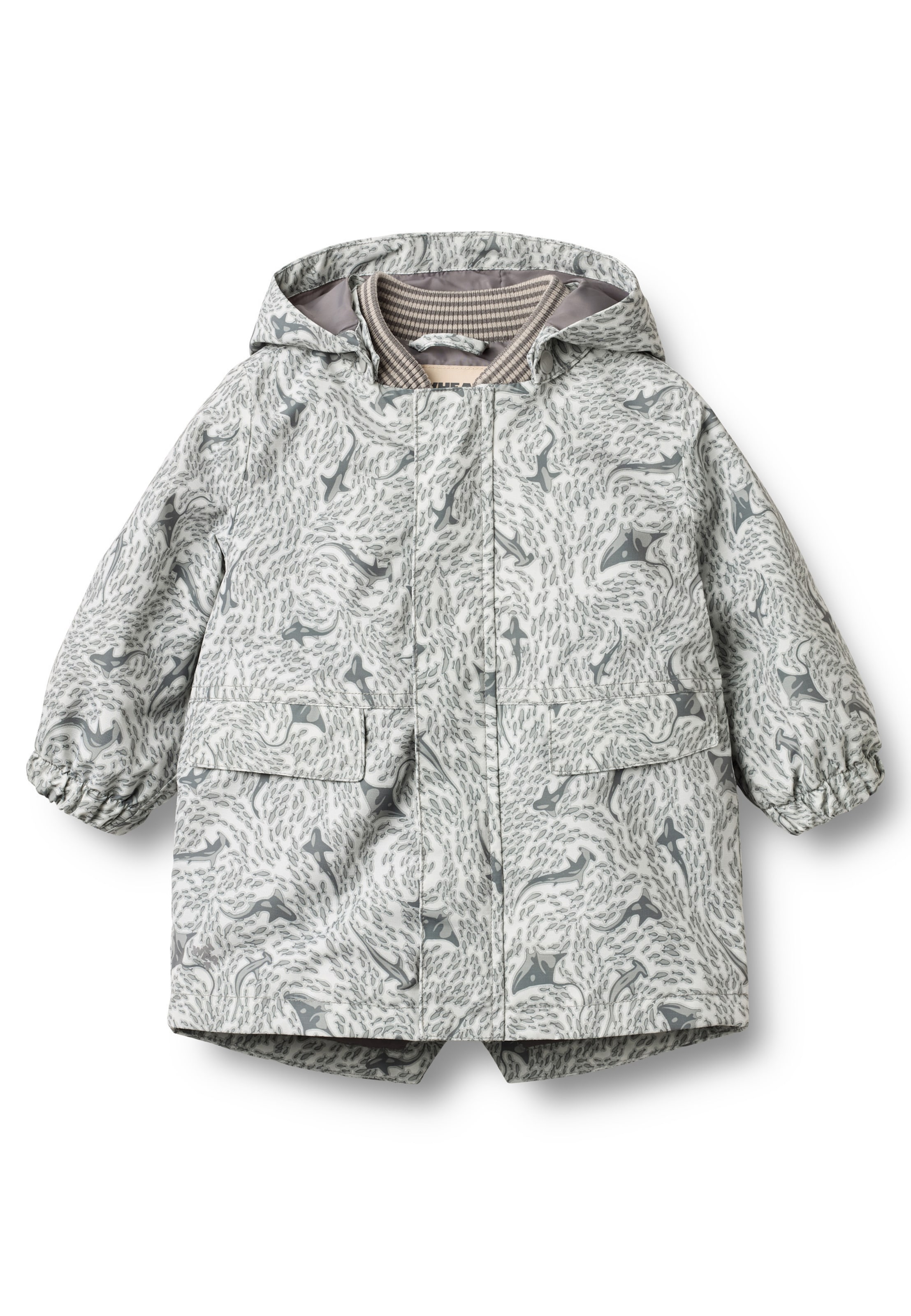 Veste fonctionnelle 'Alke' WHEAT en gris : devant