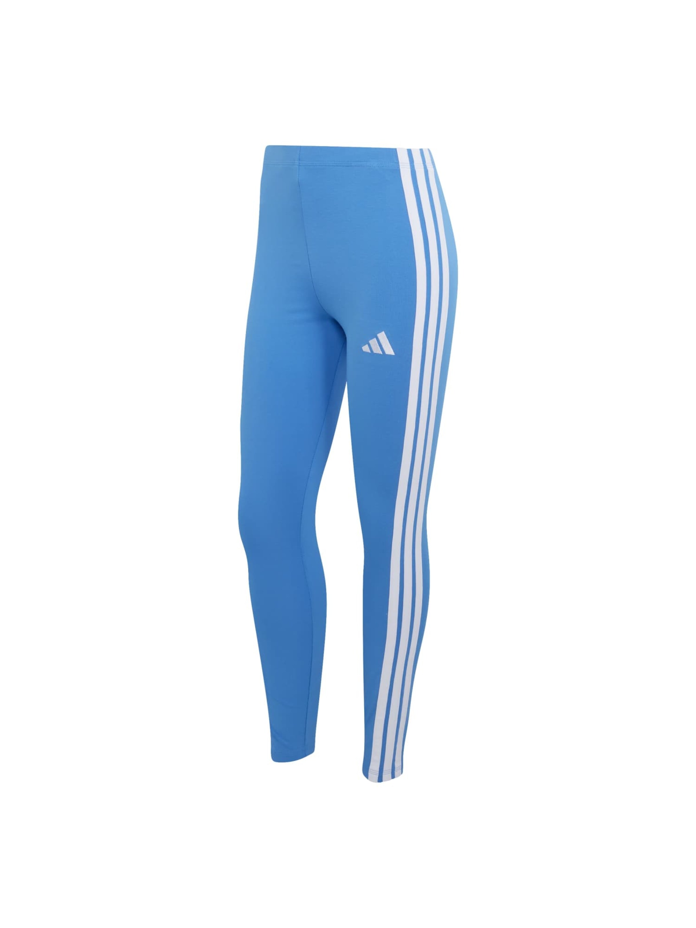 Skinny Pantaloni sport 'Essentials' de la ADIDAS SPORTSWEAR pe albastru: față