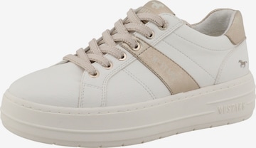 MUSTANGNiske tenisice - bijela boja: prednji dio
