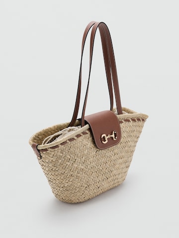 MANGO Shopper 'CIES' in Beige