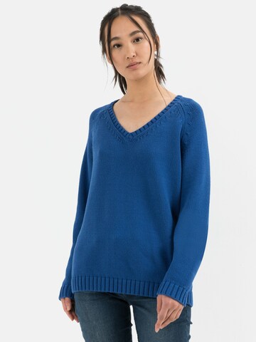 CAMEL ACTIVE Sweater in Blue: front