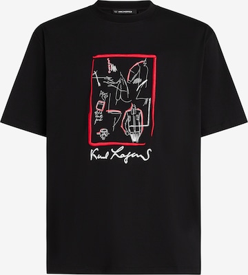 Karl LagerfeldMajica 'Karl Series' - crna boja: prednji dio