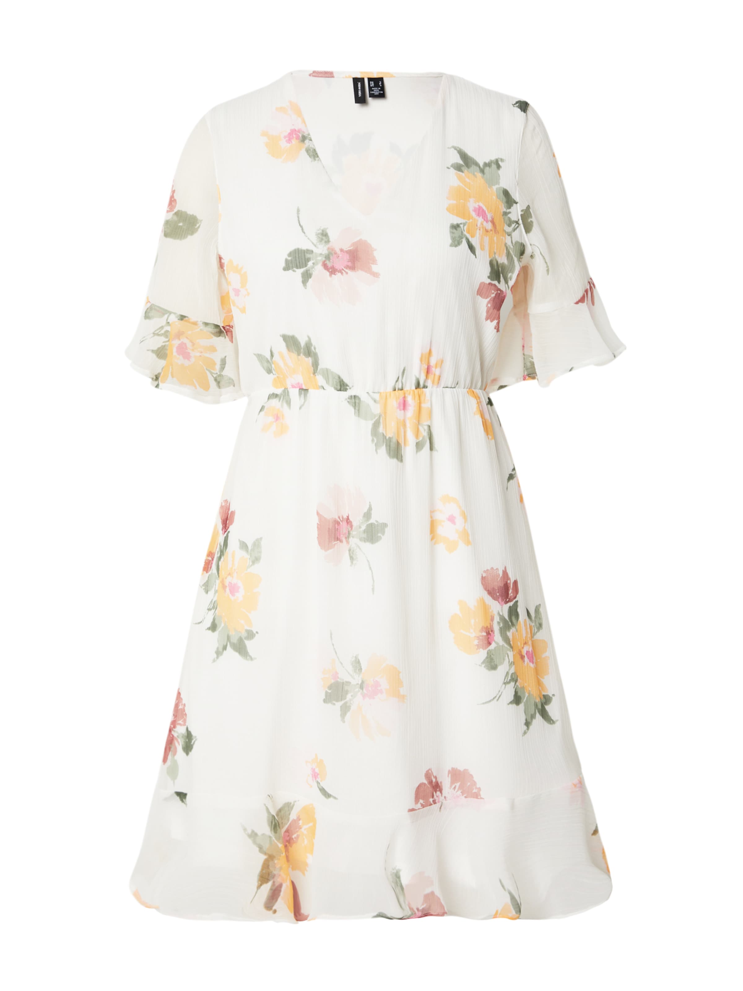 VERO MODA Letní šaty 'VMSMILLA' – bílá: přední strana